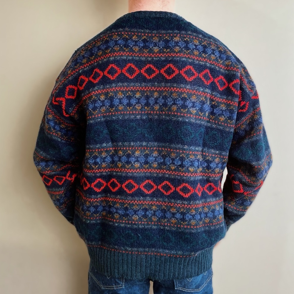Vintage 100% Scotland shetland wool Preswick&Moore - Picture 2 of 3